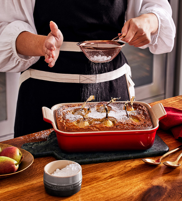 Ginger and Cinnamon Pear Pudding